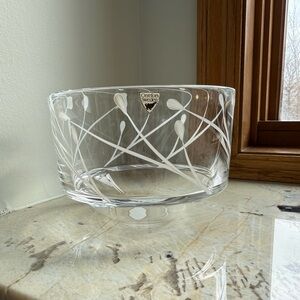 Orefors Springtime Hand-Painted & Signed Bowl